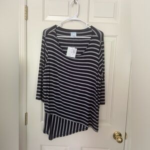 Dress barn Sunday tunic, size  1X NWT